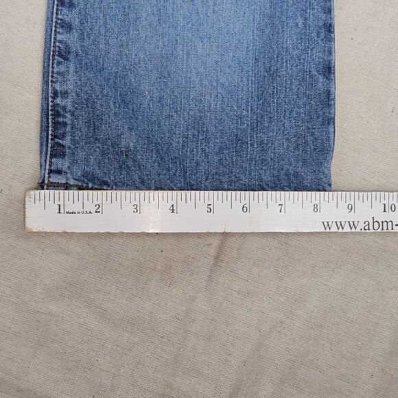 CK Calvin Klein Women’s Bootcut Jeans Size 12 / 32W 30L Sandblast Med Wash Denim - Picture 6 of 16